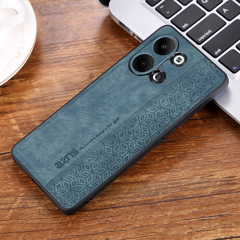 AZNS For Oppo Reno9 Pro 5G Imprinted Pattern Ultra Slim Phone Case Anti-drop PU Leather Coated TPU Protective Cover AZNS For Oppo Reno9 Pro 5G Imprinted Pattern Ultra Slim Phone Case Anti-drop PU Leather Coated TPU Protective Cover